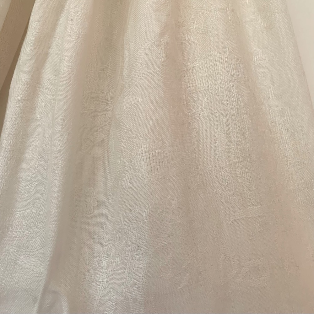 Embroidered Color-Block Shawl - Size Os - image 4